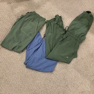 BUNDLE of 3! Albion fit jumpsuit and Jetsetters!